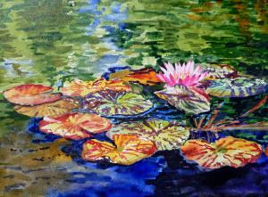 Water Lilies Watercolor